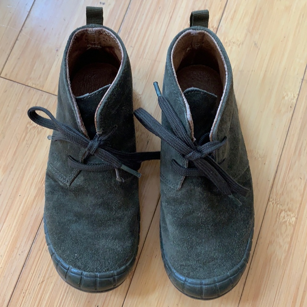 Umi Olive Leather Boots
